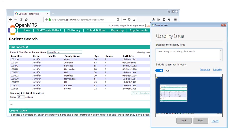 mobile app of supplier view and partner view